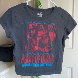 Dark Grey Hollister Graphic Tee